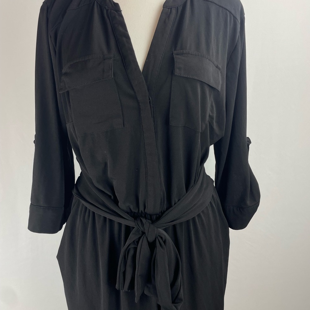 Torrid Long Sleeve Belted Romper, Size 00 - Picture 3 of 14